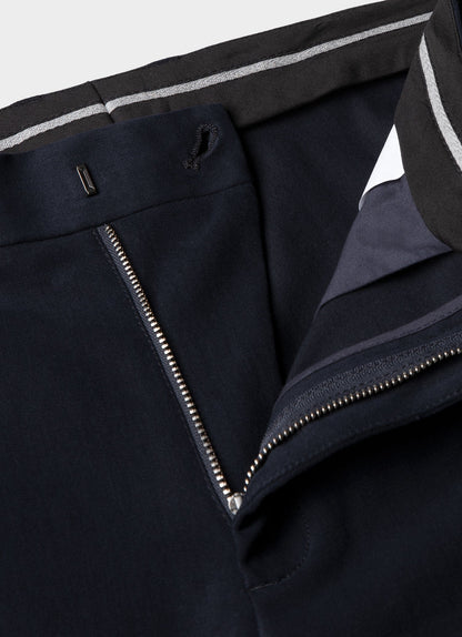 Mens Brushed Cotton Wool Trouser In Navy Mtrs3095 Buaa