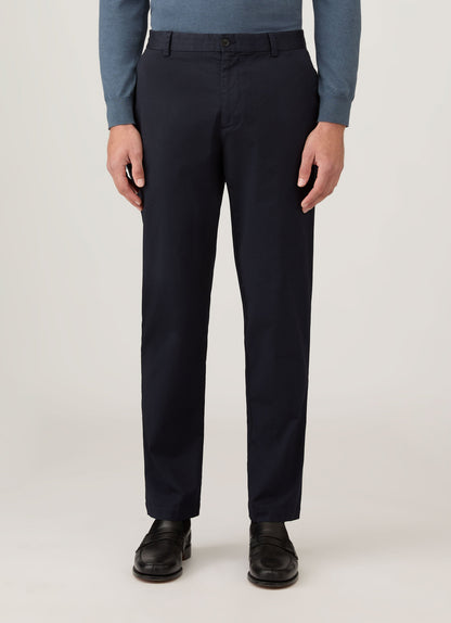 Mens Regular Fit Chino In Navy Mtrs3113 Buaa