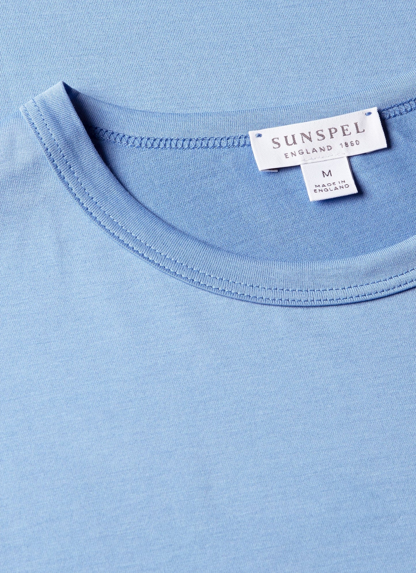 Mens Classic Tshirt In Azure Blue Mtsh0001 Buww