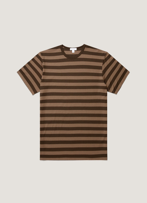 Mens Classic Tshirt In Dark Cedar Dark Chocolate Mtsh0001Bs Stod