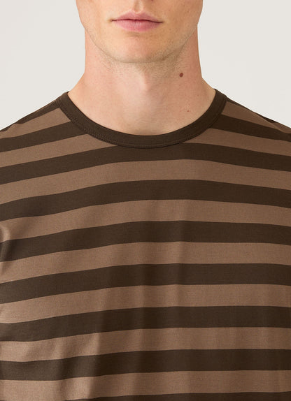 Mens Classic Tshirt In Dark Cedar Dark Chocolate Mtsh0001Bs Stod