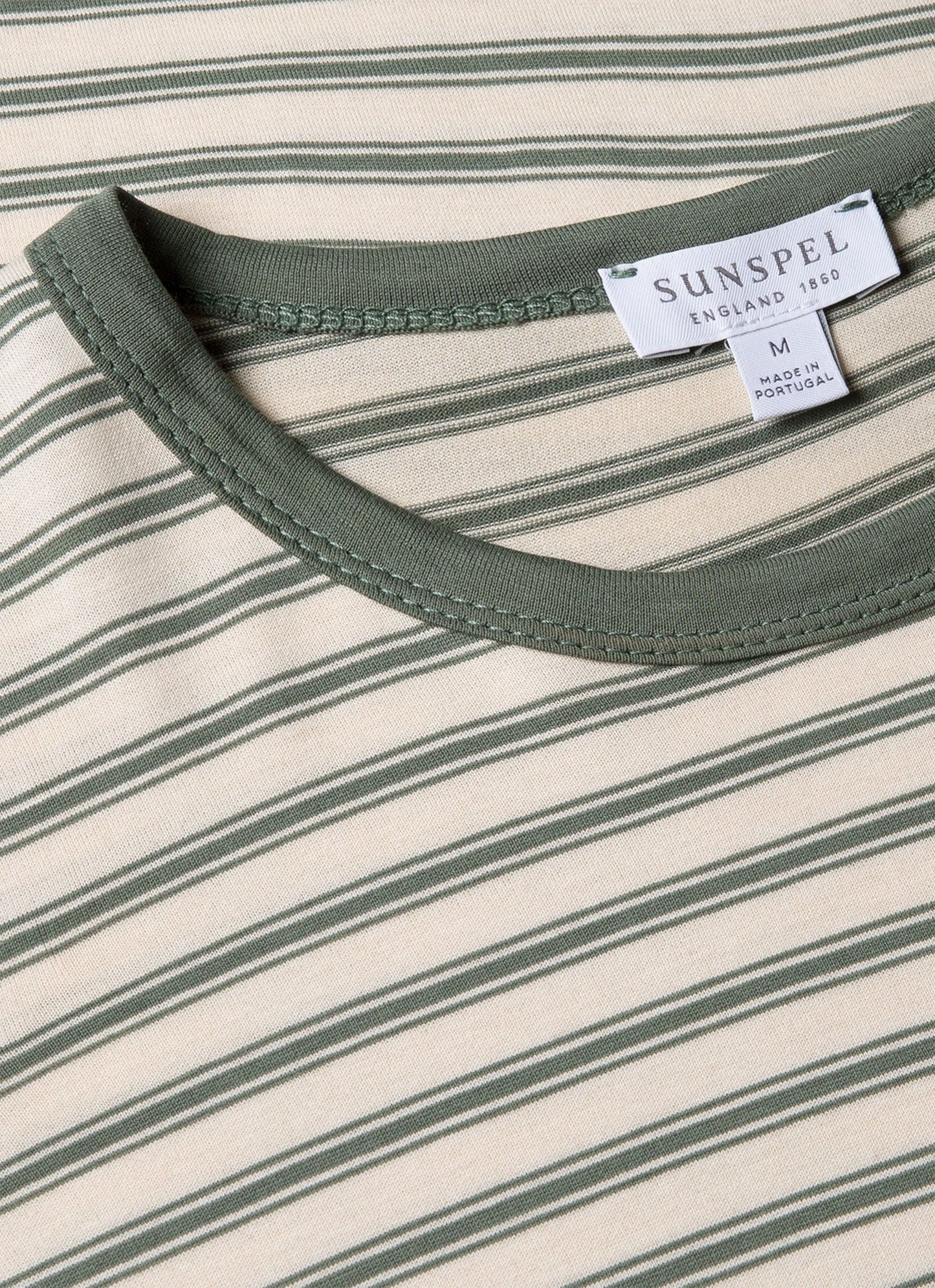 Mens Classic Tshirt In Dusk Green Undyed Mtsh0001Vs Stne