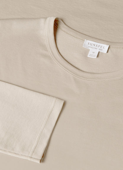 Mens Long Sleeve Classic Tshirt In Fog Mtsh0003 Gyff