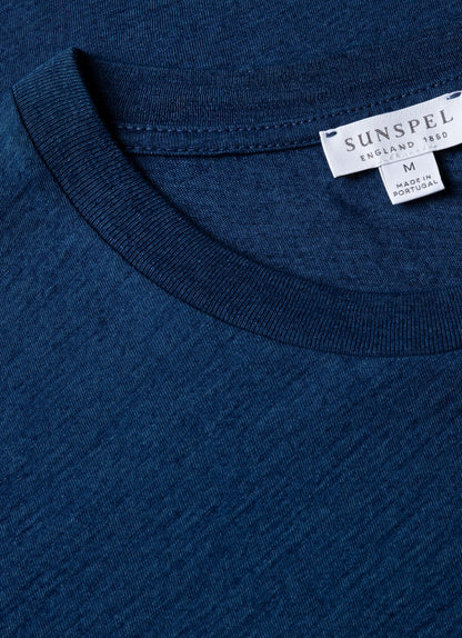 Mens Riviera Midweight Tshirt In Real Indigo Mtsh0007R Buje