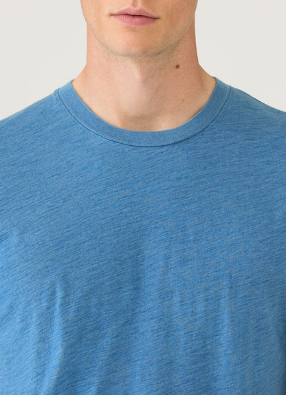Mens Riviera Midweight Tshirt In Mid Indigo Wash Mtsh0007R Buvz