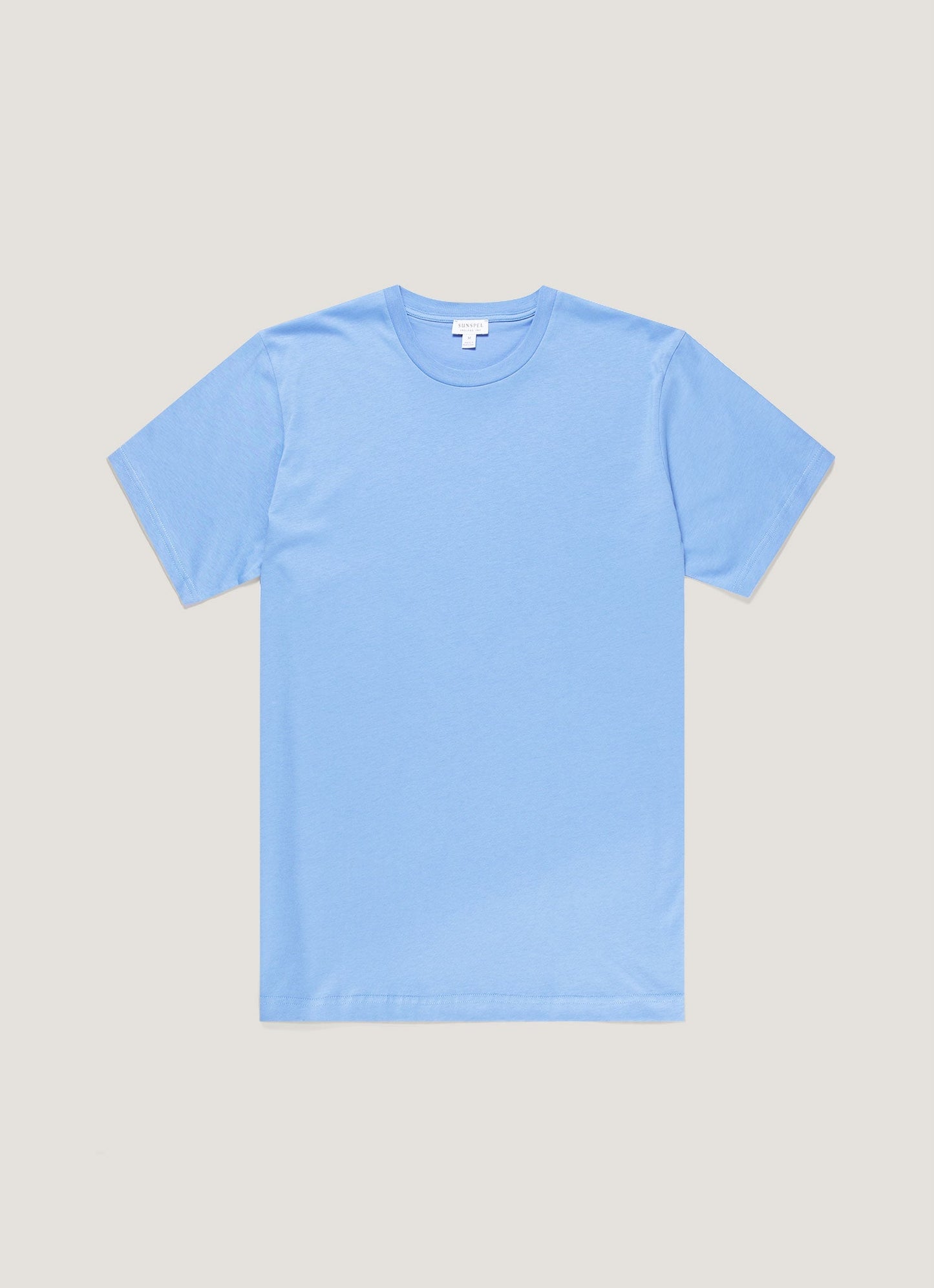 Mens Riviera Midweight Tshirt In Azure Blue Mtsh0007R Buww