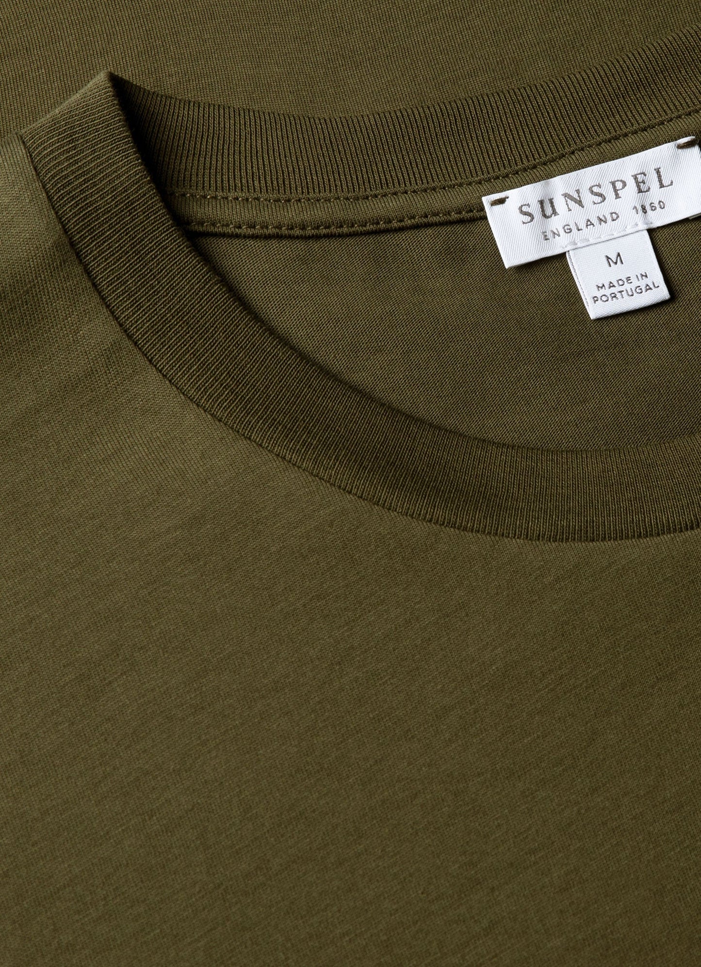 Mens Riviera Midweight Tshirt In Deep Olive Mtsh0007R Gniz