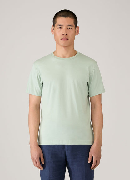 Mens Riviera Midweight Tshirt In Laurel Mtsh0007R Gnjb