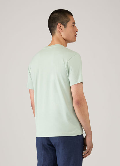 Mens Riviera Midweight Tshirt In Laurel Mtsh0007R Gnjb