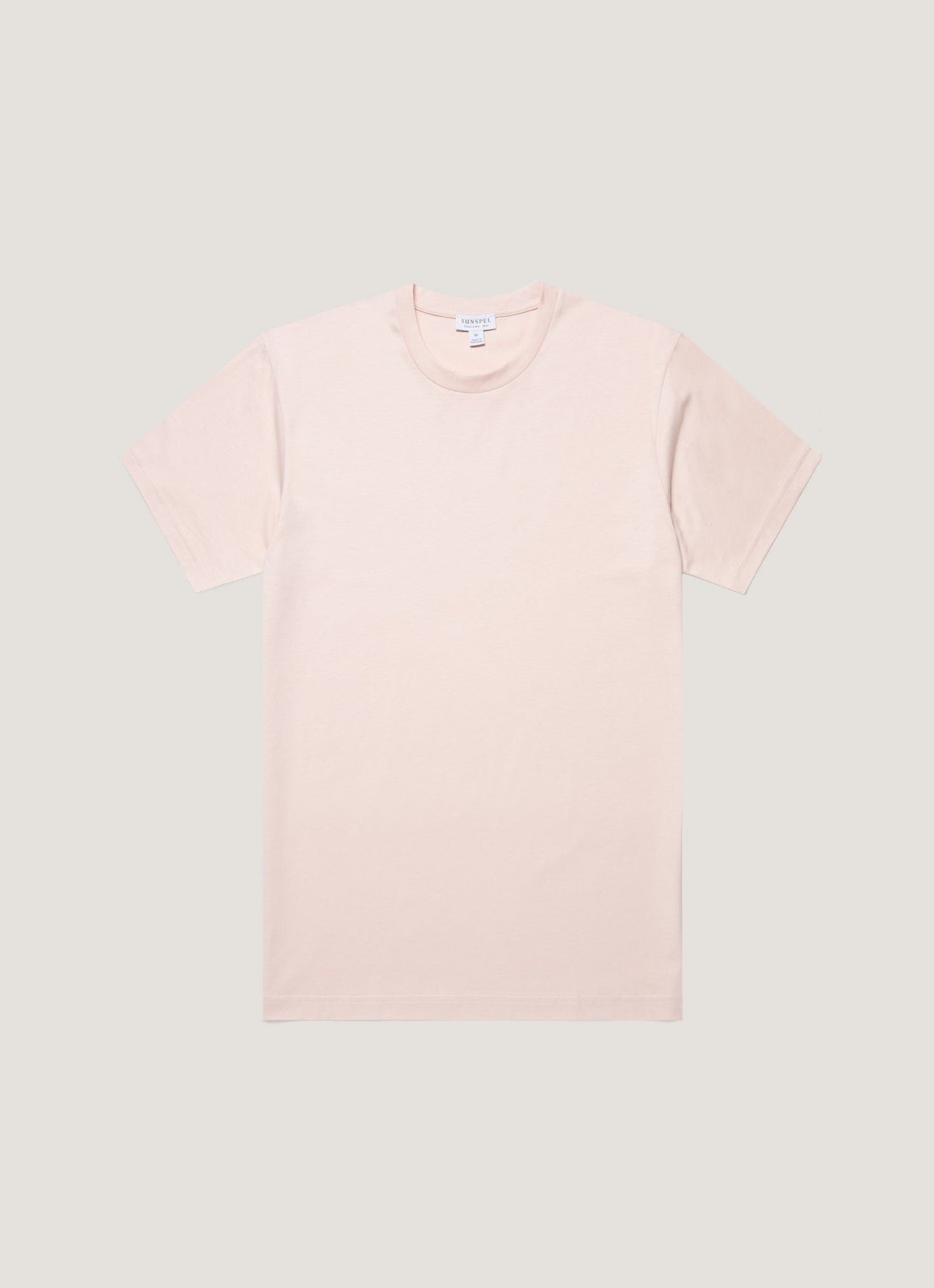 Mens Riviera Midweight Tshirt In Pastel Pink Mtsh0007S Pkbl