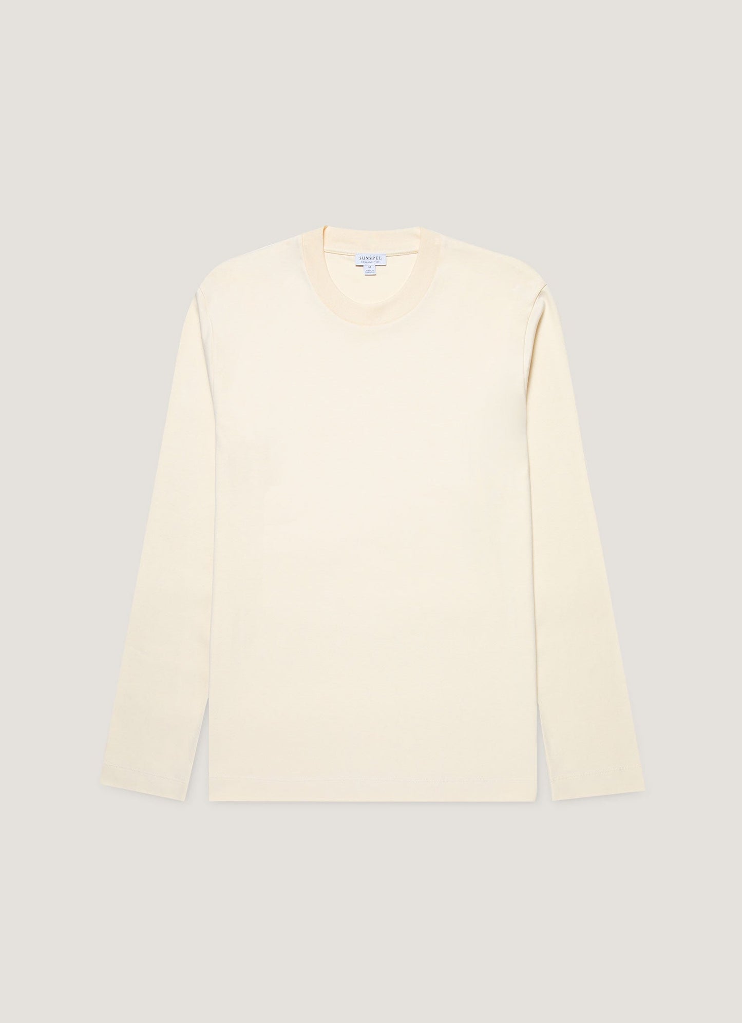 Mens Long Sleeve Heavyweight Tshirt In Undyed Mtsh0182 Nuab