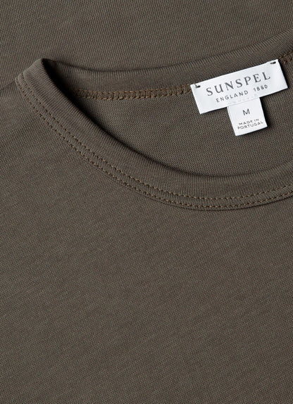 Mens Single Jersey Tshirt In Khaki Mtsh0187 Gngy