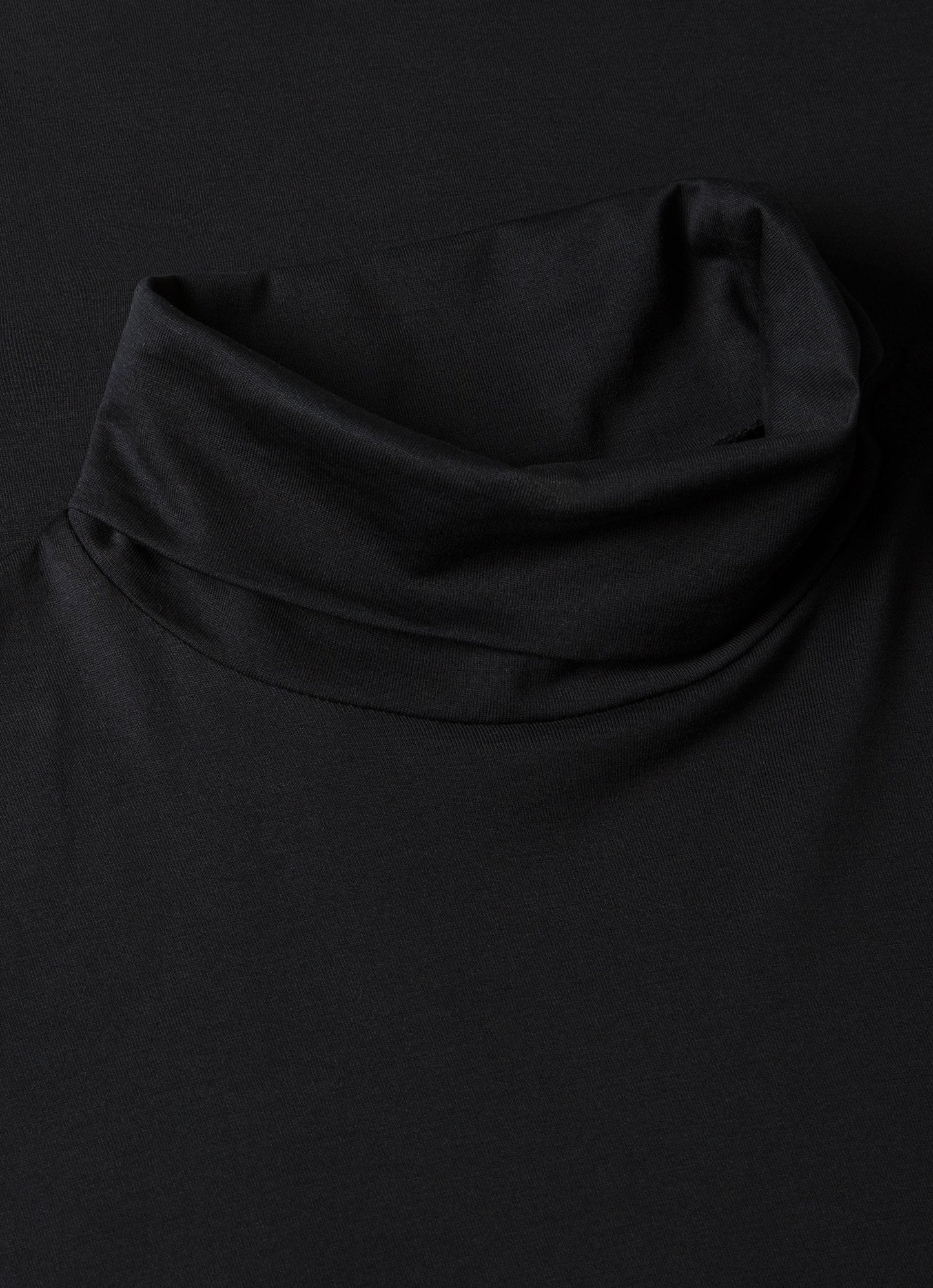 Mens Long Sleeve Roll Neck In Black Mtsh0197 Bkaa