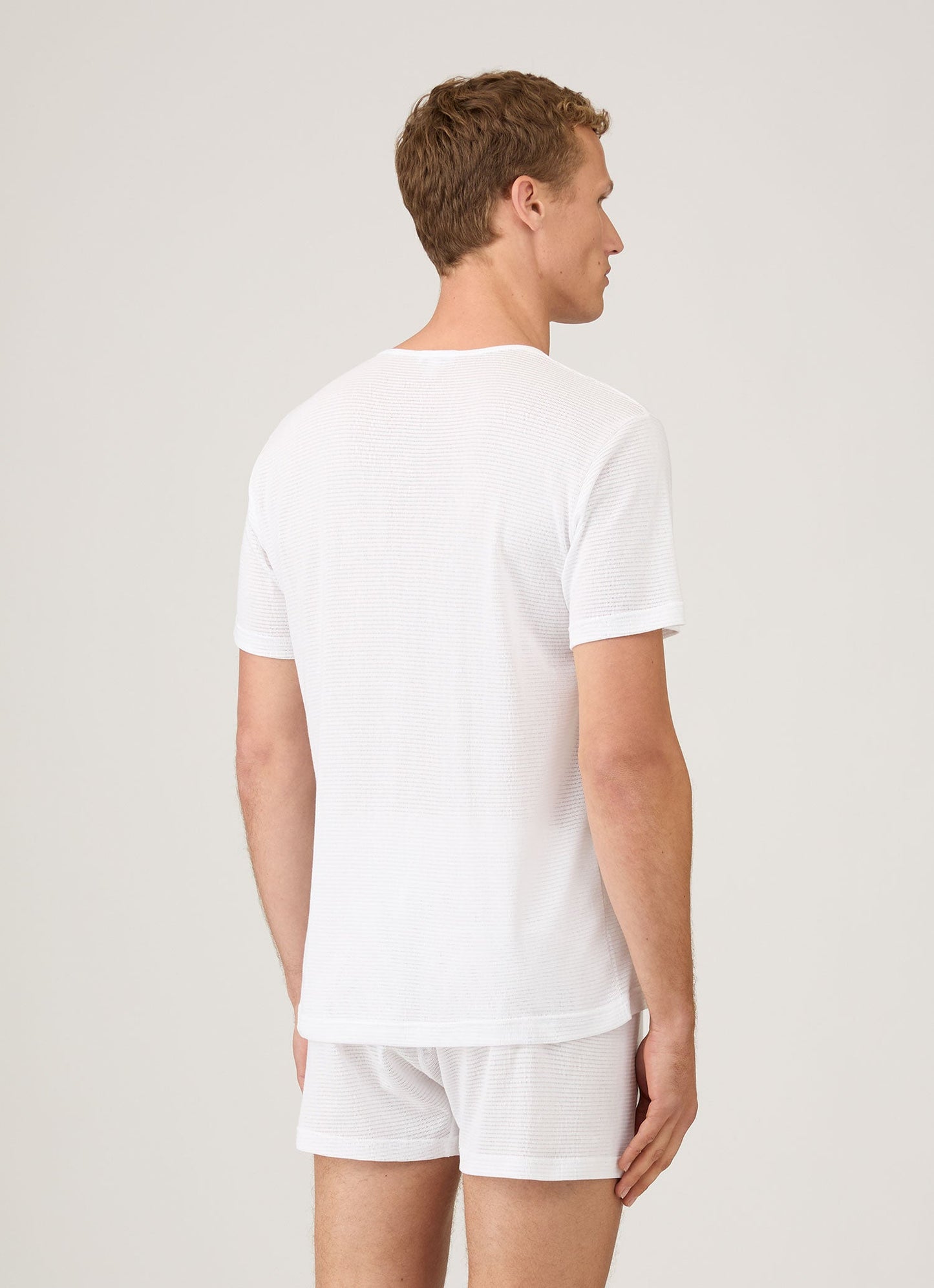 Q14 Cellular Low V Neck T Shirt