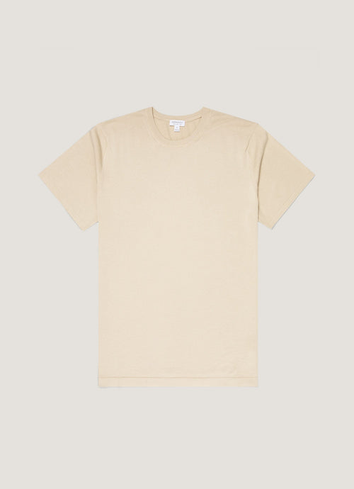 Mens Sea Island Cotton Knit Tshirt In Hazelwood Mtsh8278 Brgt