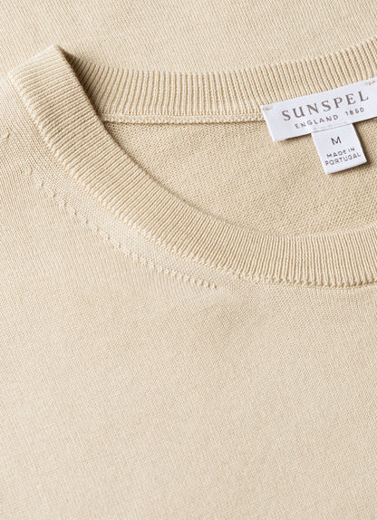 Mens Sea Island Cotton Knit Tshirt In Hazelwood Mtsh8278 Brgt