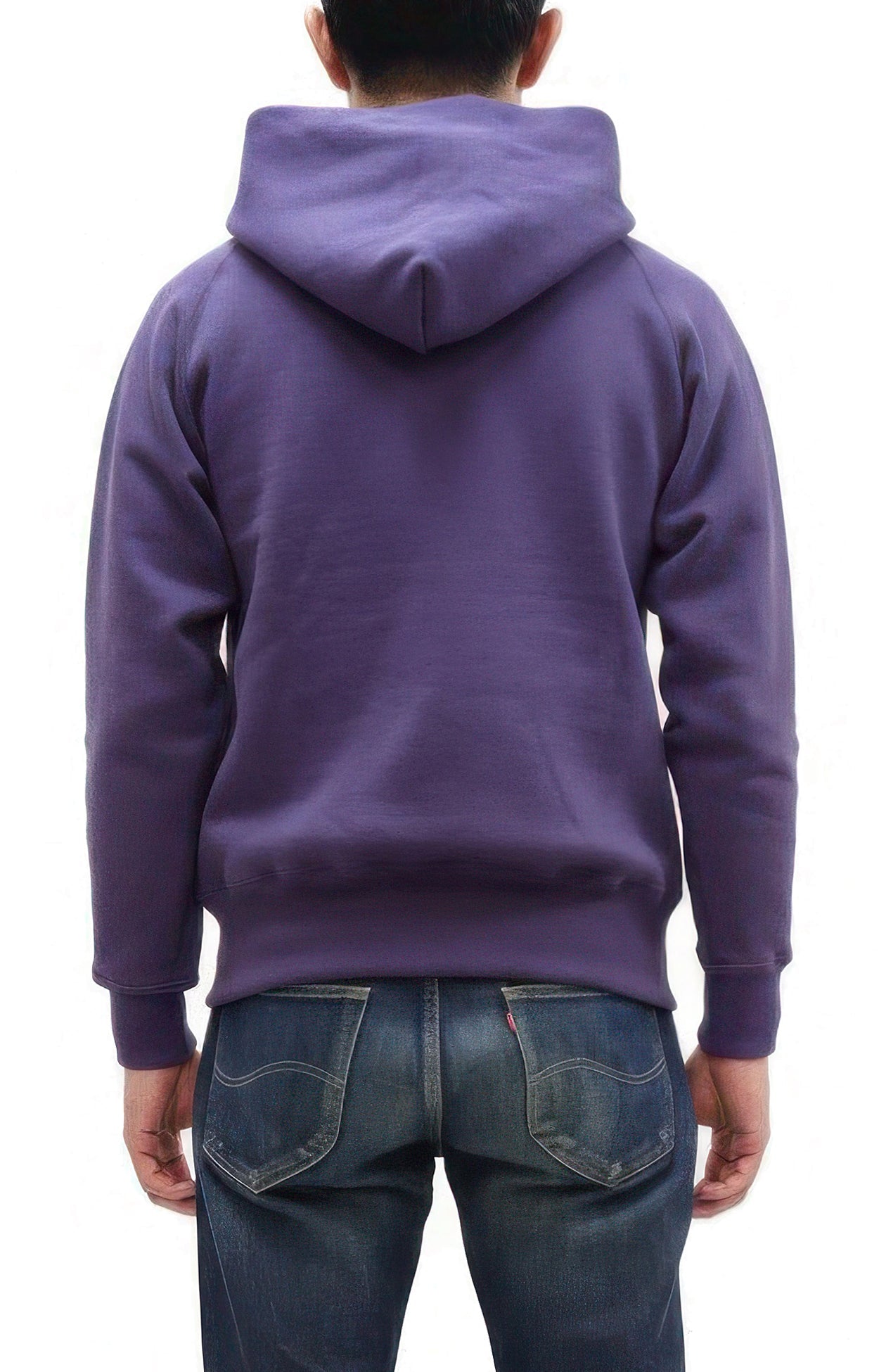 TOYS McCOY Steve McQueen Pullover Hoodie - Extra Heavyweight 14.8oz Loopwheeled Fleece Hooded Sweatshirt - Made in Japan - (TMC2542 121 Faded Blue)