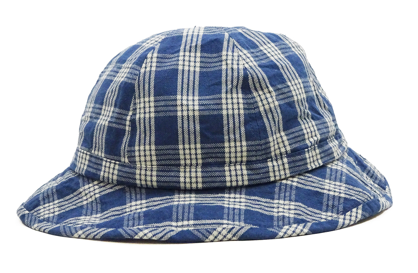 Union Supply Men's Palaka Plaid Bucket Hat - Vintage Hawaiian Workwear Style, Made in Japan (Toyo Enterprise US02883 421 One-Wash)