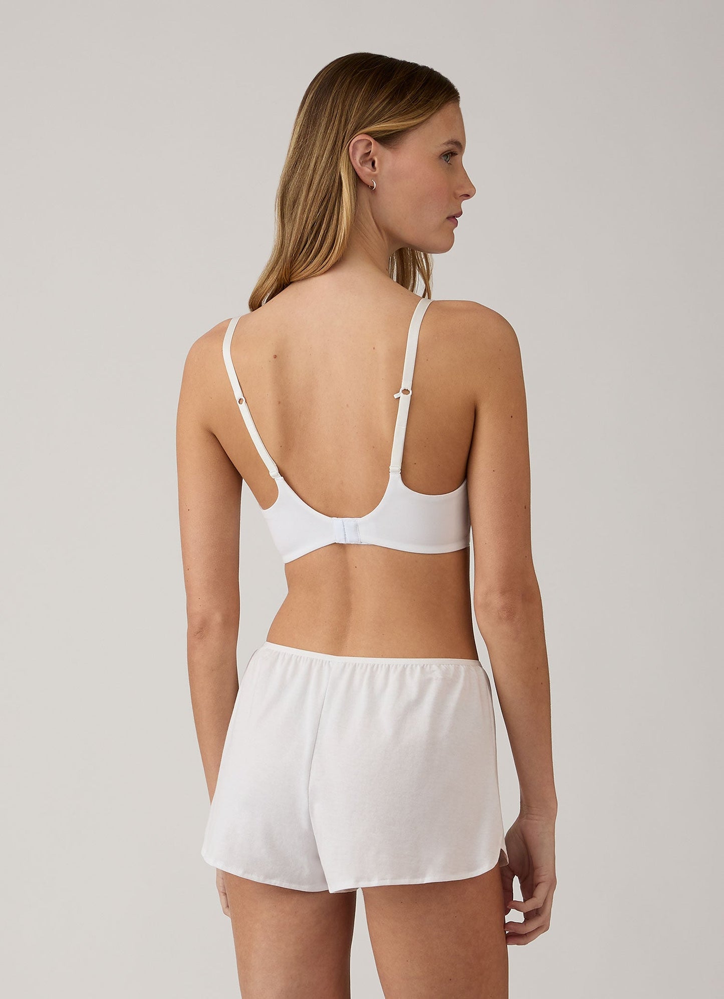 Womens Long Staple Cotton French Knicker White Wfrk4506