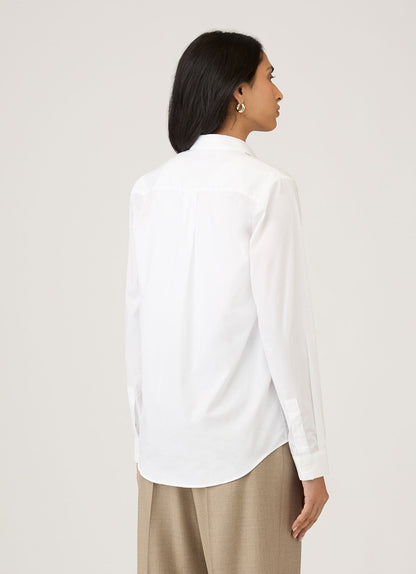 Womens Cotton Shirt White Wsht2057 Whaa