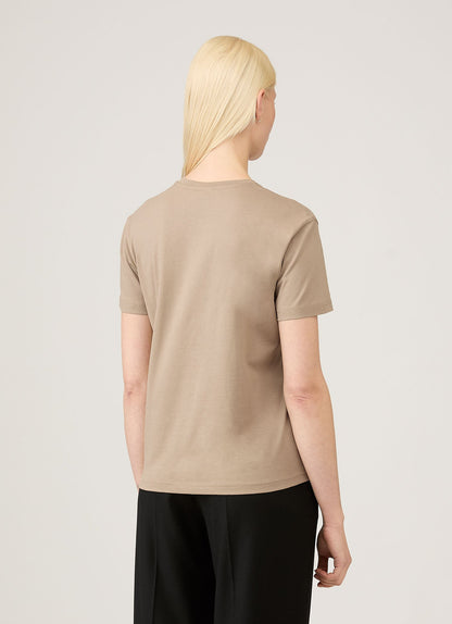Womens Boy Fit Tshirt In Mink Wtsh0087S Brgb